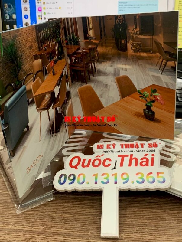 In menu cao cấp quán cafe đẹp sang trọng - INKTS718