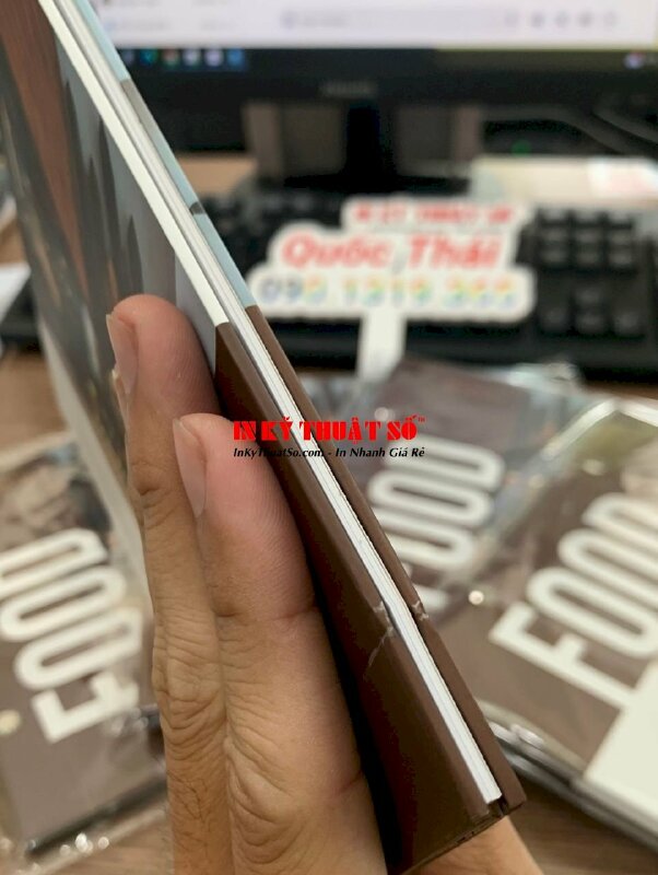 In menu cao cấp quán cafe đẹp sang trọng - INKTS718