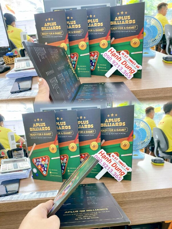 In menu quán bida, menu bida đồ ăn, thức uống, trà, cà phê, nước ngọt - INKTS716