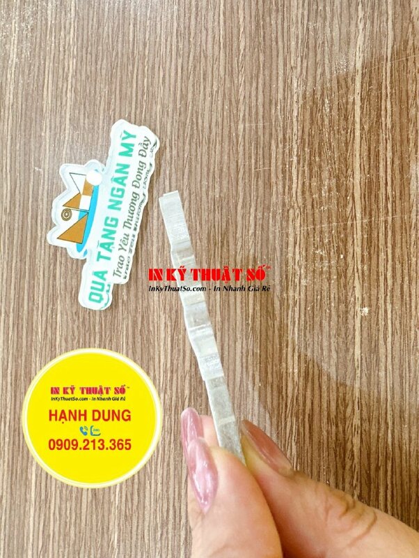 In Mica UV logo cửa hàng dùng để chụp hình sản phẩm - INKTS1214