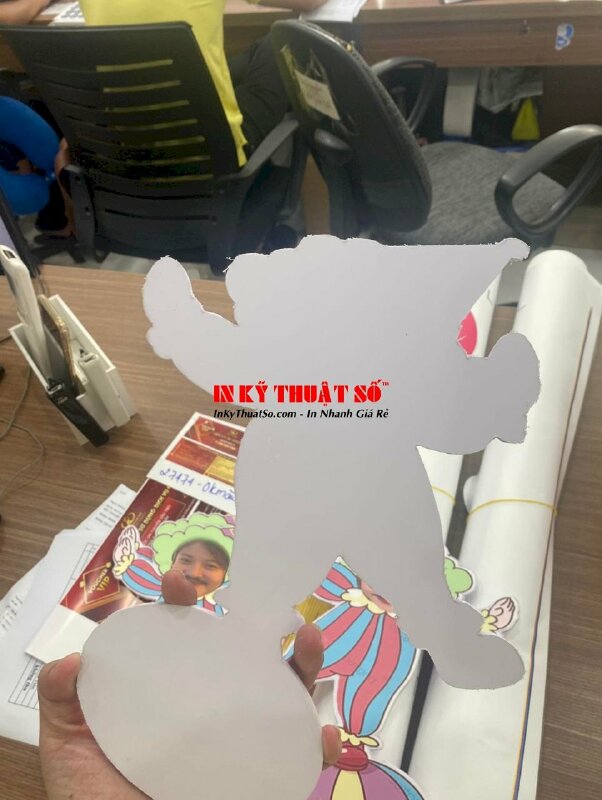 In mô hình chú hề, sticker Clown từ Formex cắt CNC theo viền - INKTS3342