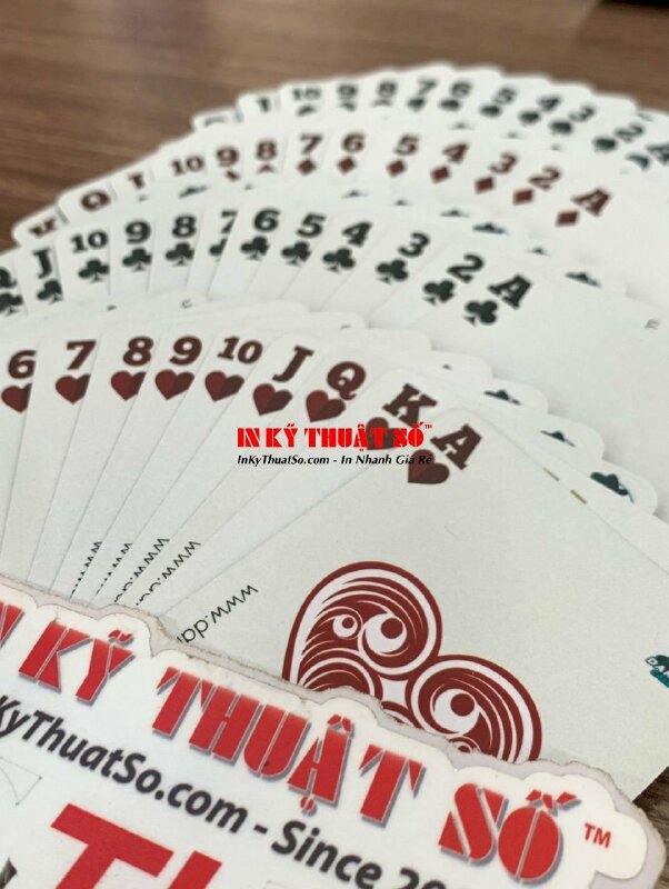 In thẻ card 52 lá giấy B300gsm 6x9cm in 2 mặt có hình ảnh thương hiệu làm quà tặng - INKTS1141
