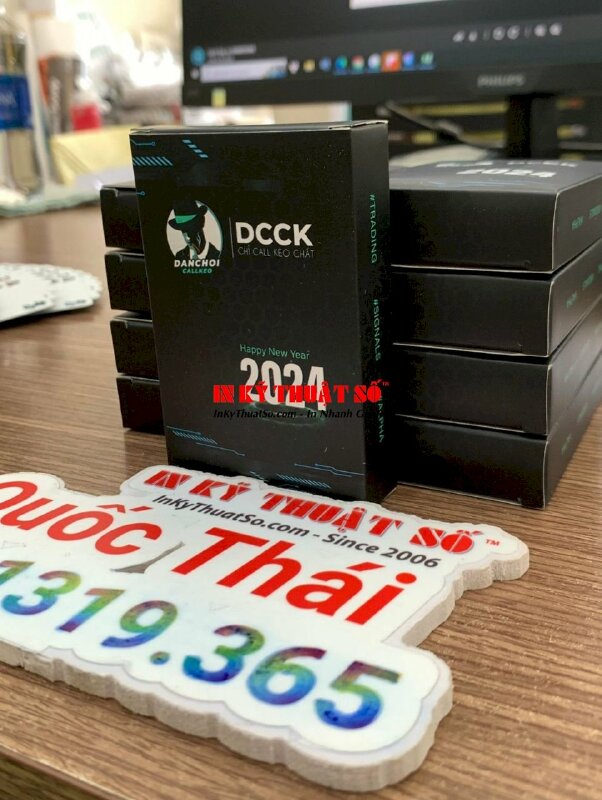 In thẻ card 52 lá giấy B300gsm 6x9cm in 2 mặt có hình ảnh thương hiệu làm quà tặng - INKTS1141