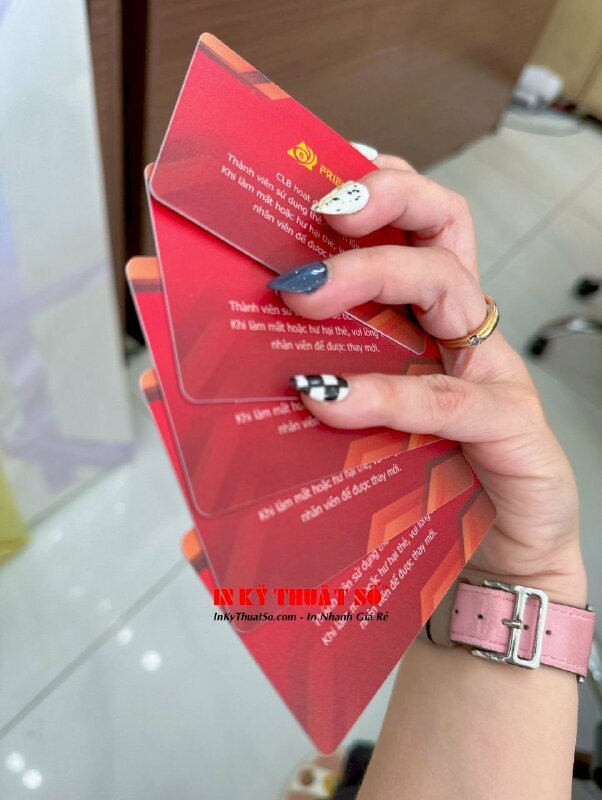 In thẻ thành viên quán bida,  in thẻ khách hàng thân thiết Bi-a club Billiards - INKTS947
