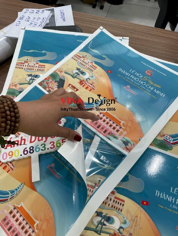 In áp phích quảng cáo sự kiện lễ hội Sông Nước Thành Phố Hồ Chí Minh - INKTS524