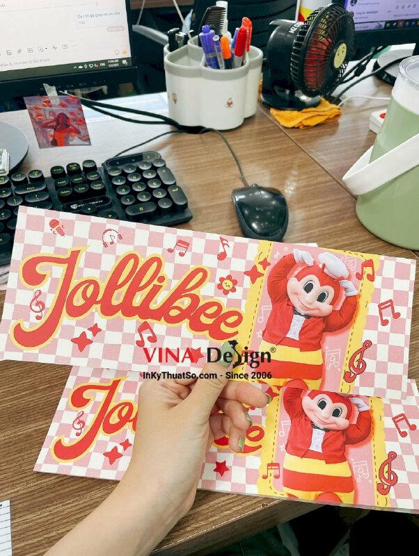 In banner giấy cầm tay Offline Idol, Off fan meeting ca sĩ - INKTS3414