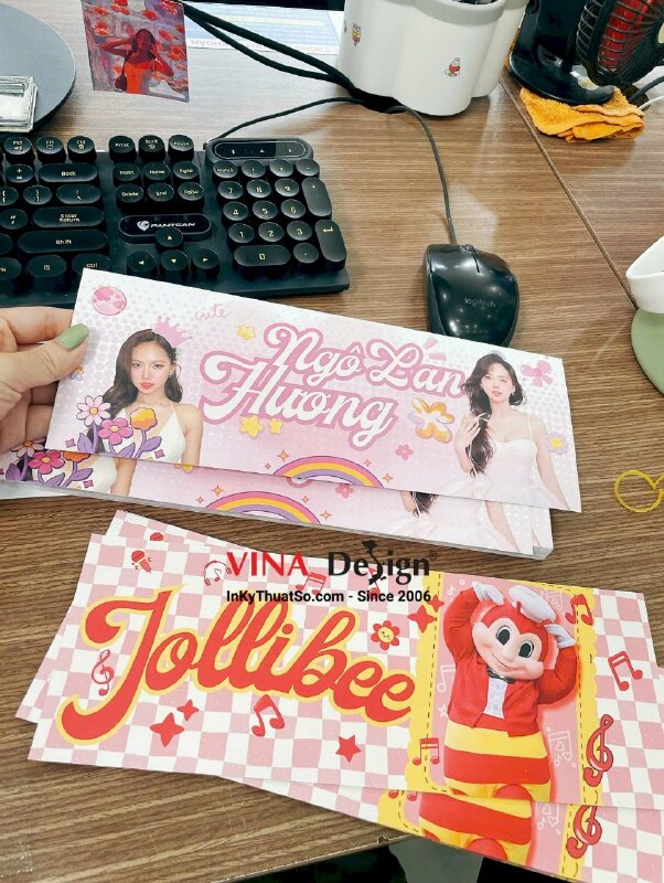 In banner giấy cầm tay Offline Idol, Off fan meeting ca sĩ - INKTS3414