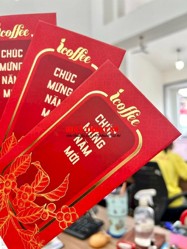 In bao lì xì đỏ truyền thống - INKTS203