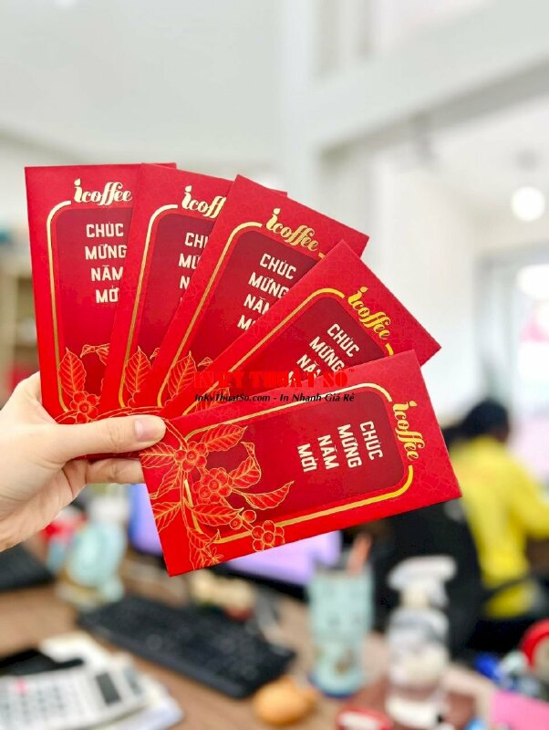 In bao lì xì đỏ truyền thống - INKTS203