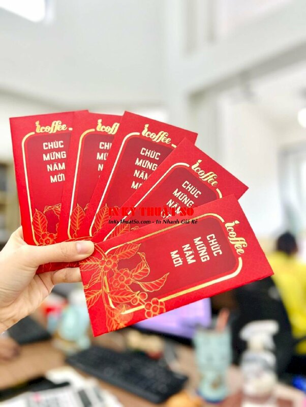 In bao lì xì đỏ truyền thống - INKTS203