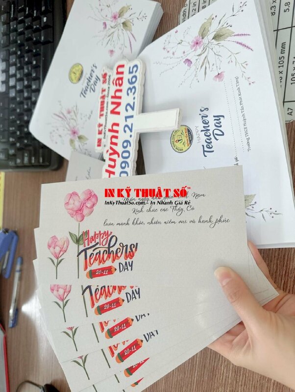 In bao thư thiệp 20 11, in thiệp chúc mừng ngày Nhà giáo Việt Nam - INKTS871