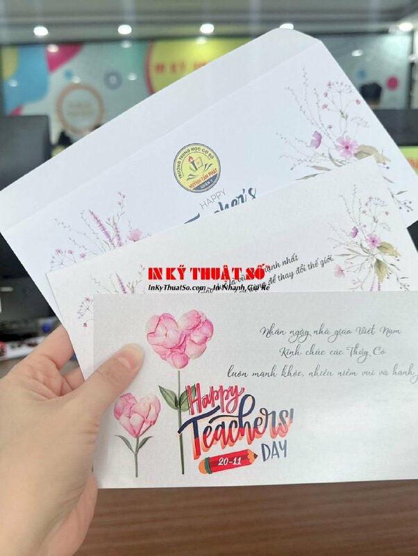 In bao thư thiệp 20 11, in thiệp chúc mừng ngày Nhà giáo Việt Nam - INKTS871