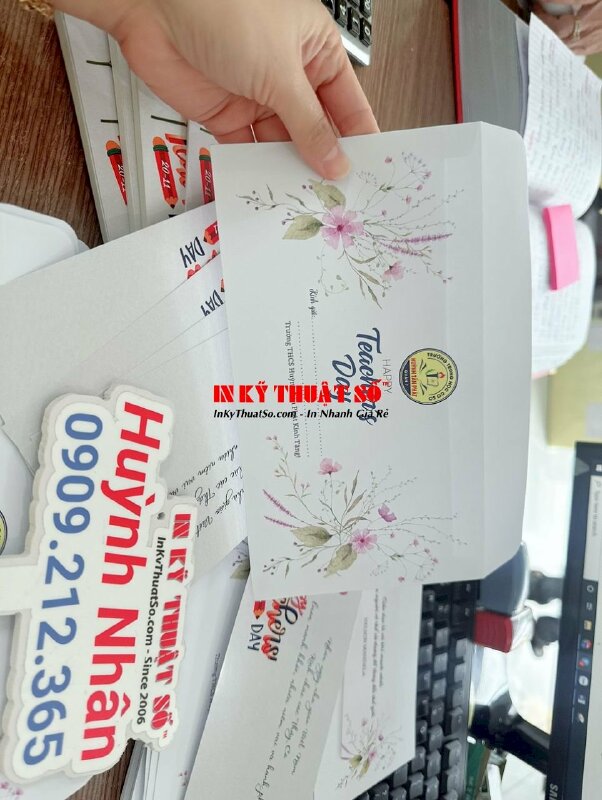 In bao thư thiệp 20 11, in thiệp chúc mừng ngày Nhà giáo Việt Nam - INKTS871