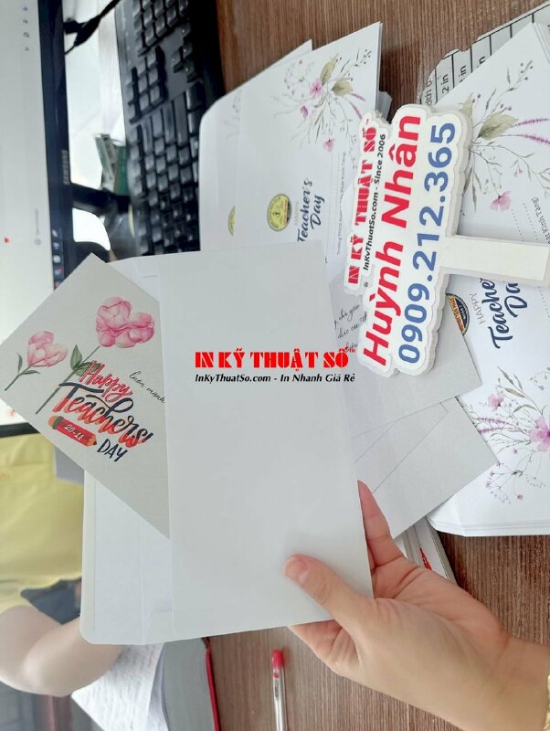 In bao thư thiệp 20 11, in thiệp chúc mừng ngày Nhà giáo Việt Nam - INKTS871