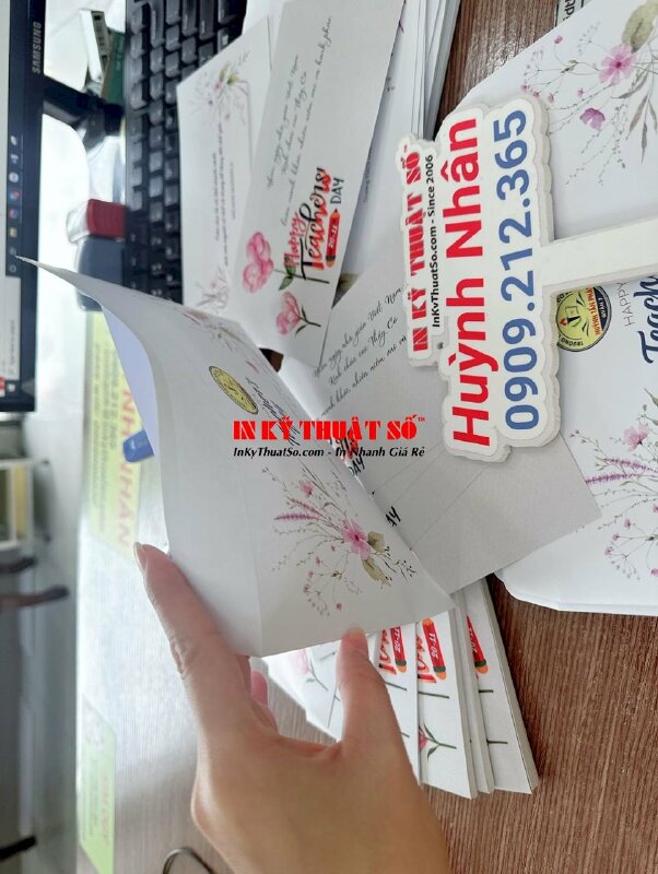 In bao thư thiệp 20 11, in thiệp chúc mừng ngày Nhà giáo Việt Nam - INKTS871