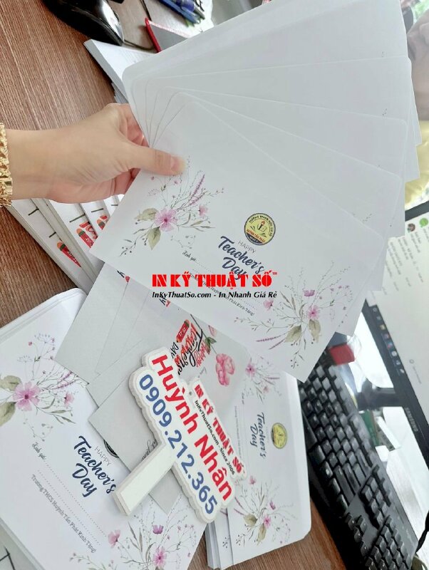 In bao thư thiệp 20 11, in thiệp chúc mừng ngày Nhà giáo Việt Nam - INKTS871