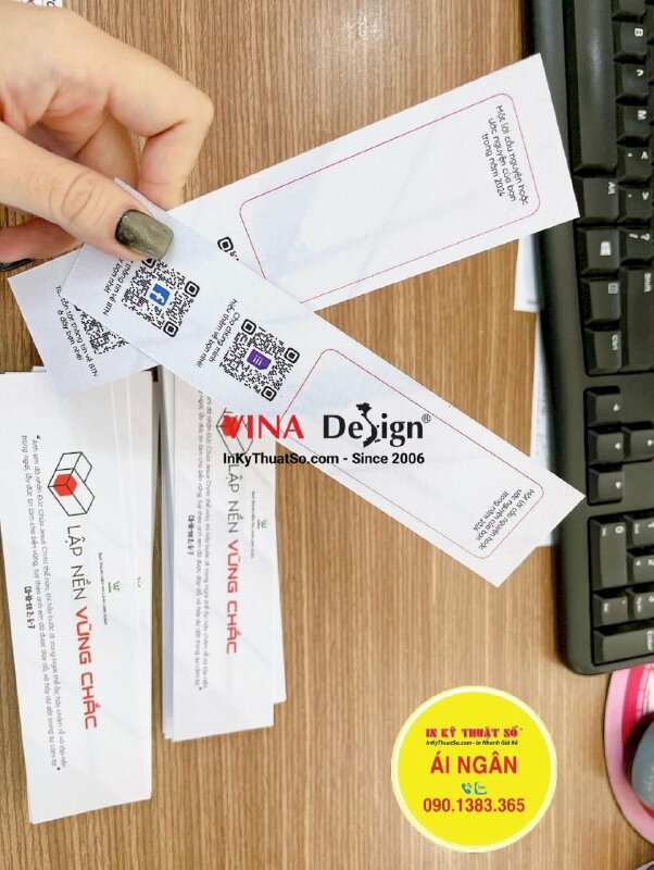 In Bookmark thẻ đánh dấu sách trích dẫn câu Kinh Thánh hay - INKTS1302
