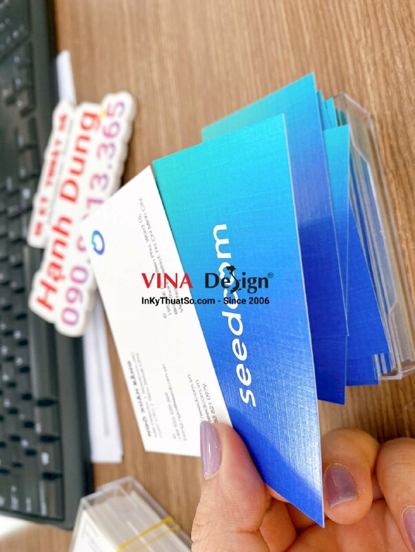 In card giấy mỹ thuật K08, card visit MIS Director Giám đốc quản lí Hệ thống thông tin - INKTS659