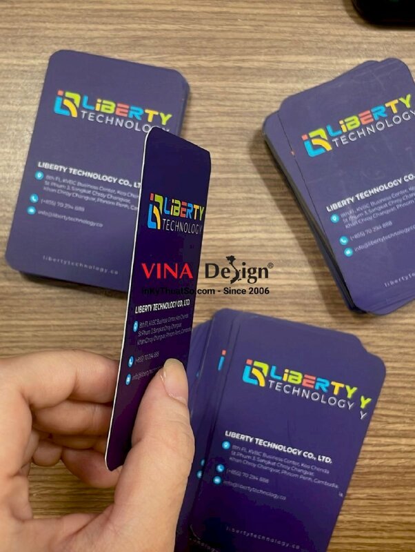 In card visit cho công ty công nghệ thông tin, card visit tiếng Anh - INKTS1026