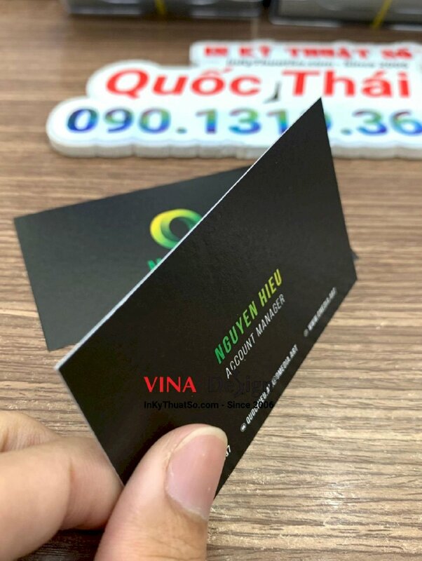 In card visit giấy mỹ thuật Econo 350gsm, card visit Account Manager - INKTS1071