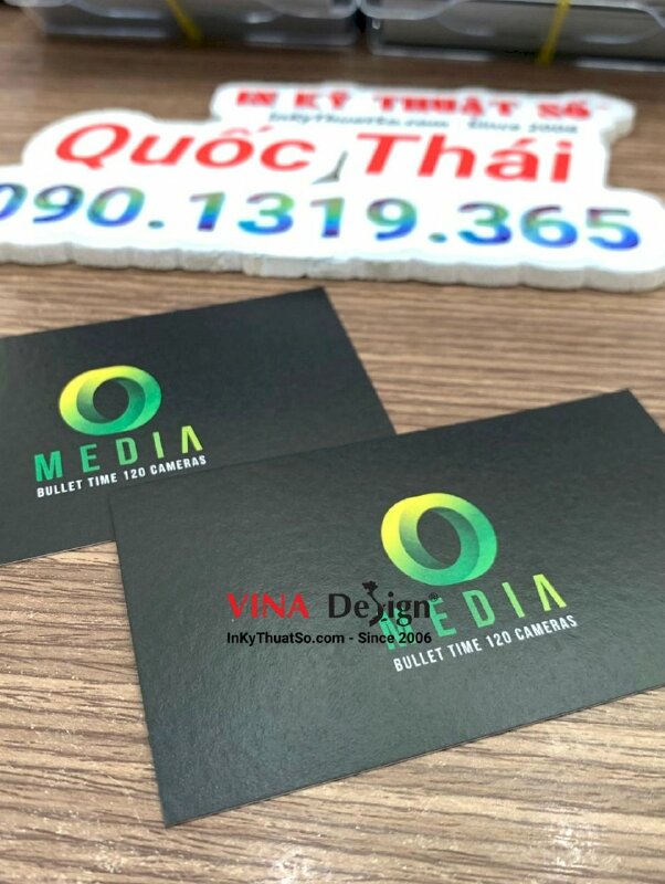 In card visit giấy mỹ thuật Econo 350gsm, card visit Account Manager - INKTS1071