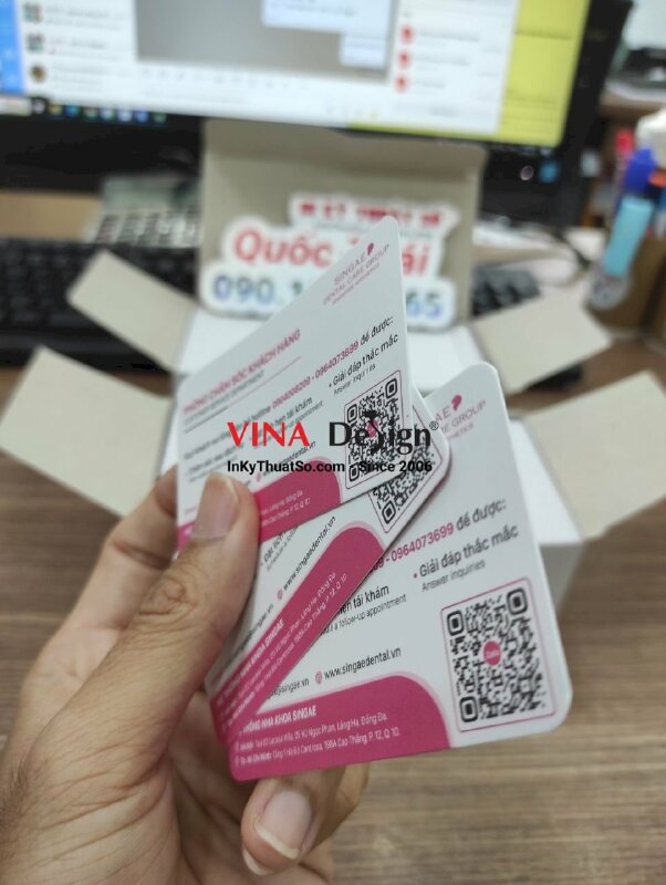 In card visit nha khoa phòng khám tư - INKTS972