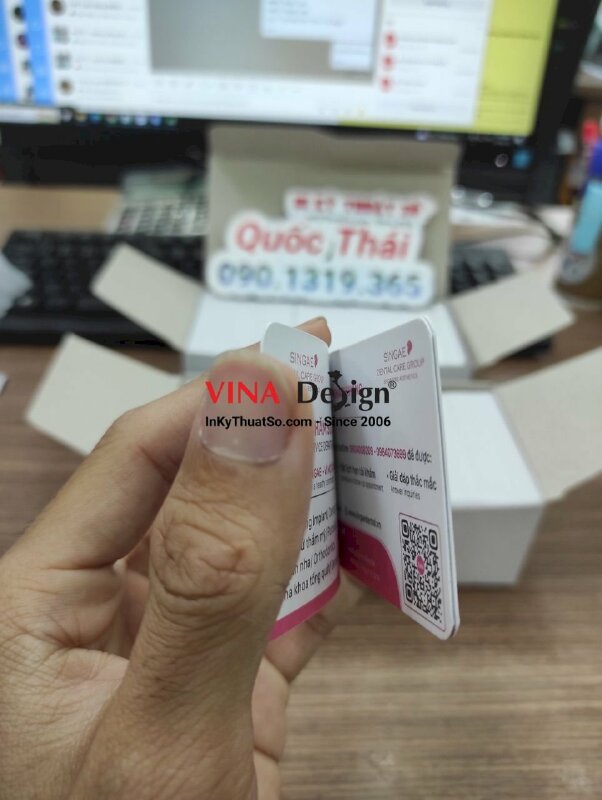 In card visit nha khoa phòng khám tư - INKTS972