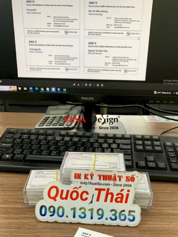 In danh thiếp lấy liền, danh thiếp Feet and Operations Specialist - INKTS1160