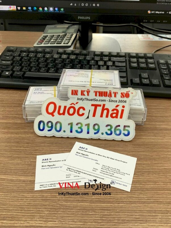 In danh thiếp lấy liền, danh thiếp Feet and Operations Specialist - INKTS1160