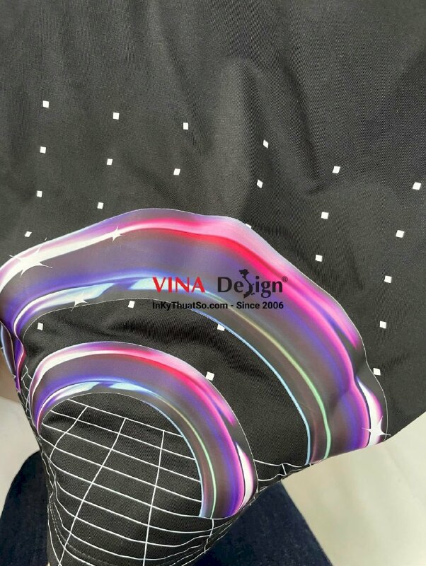 In Decal nhiệt lên áo thun khách hàng mang đến, in áo thun quà tặng thương hiệu - INKTS3406