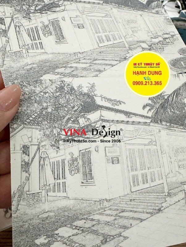 In nhanh giấy chứng nhận certificate giấy Materica nền kem Artisanal Chocolate Workshop - INKTS3398