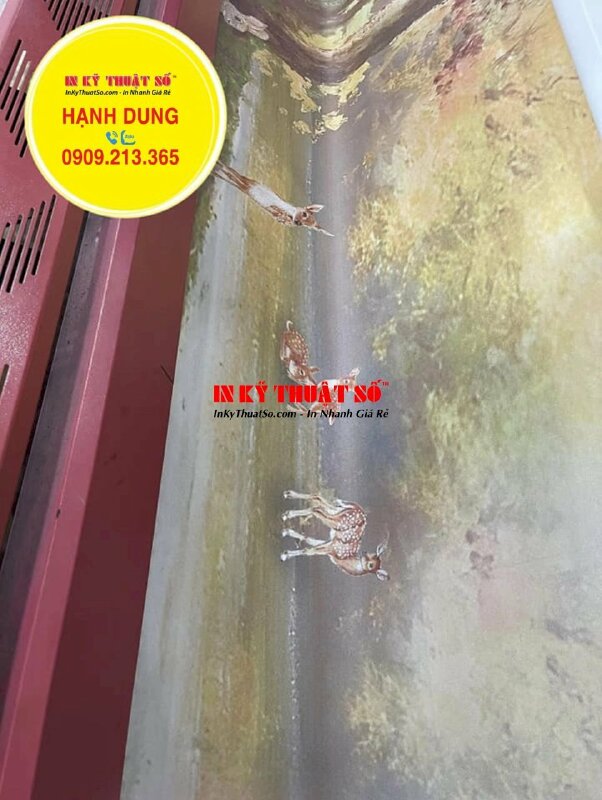 In phông nền chụp ảnh Studio khổ 3m trên nền vải Canvas dầu mờ - INKTS1120