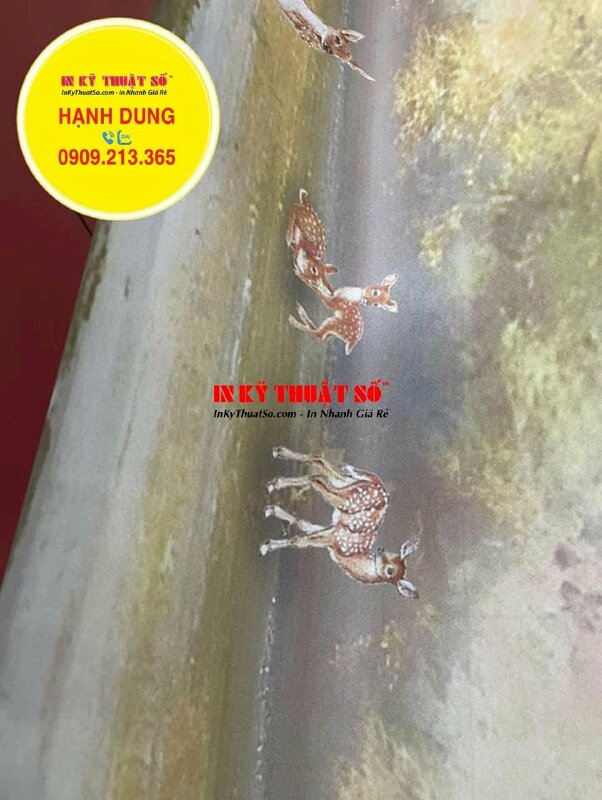 In phông nền chụp ảnh Studio khổ 3m trên nền vải Canvas dầu mờ - INKTS1120