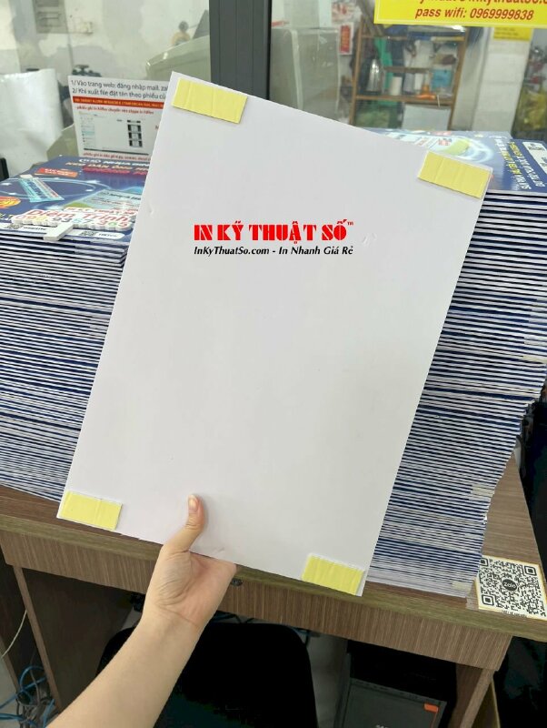 In Poster banner quảng cáo trang trí giới thiệu sản phẩm dán tường tại cửa hàng - INKTS507