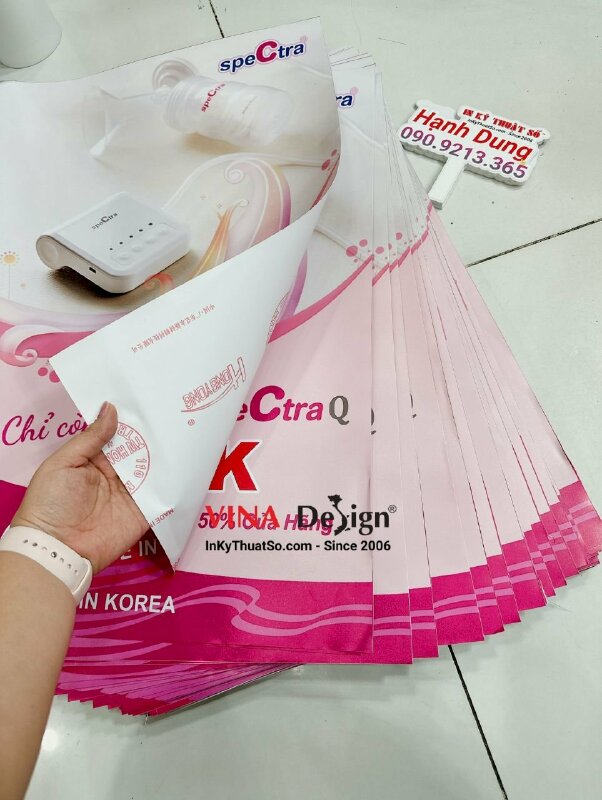 In poster dán kính, poster quảng cáo sản phẩm - INKTS785