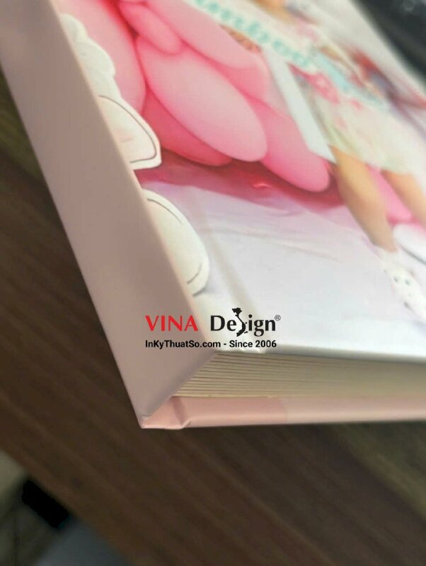 In quyển album photobook happy birthday bé gái, sách ảnh gia đình kỷ niệm sinh nhật bé - INKTS3430