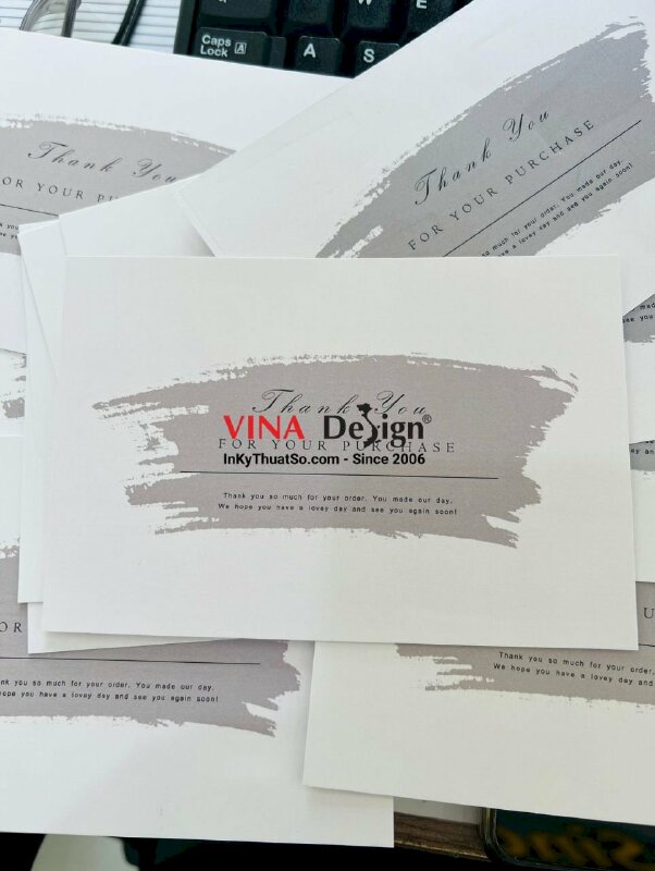 In Thank You card đẹp giá rẻ - INKTS375