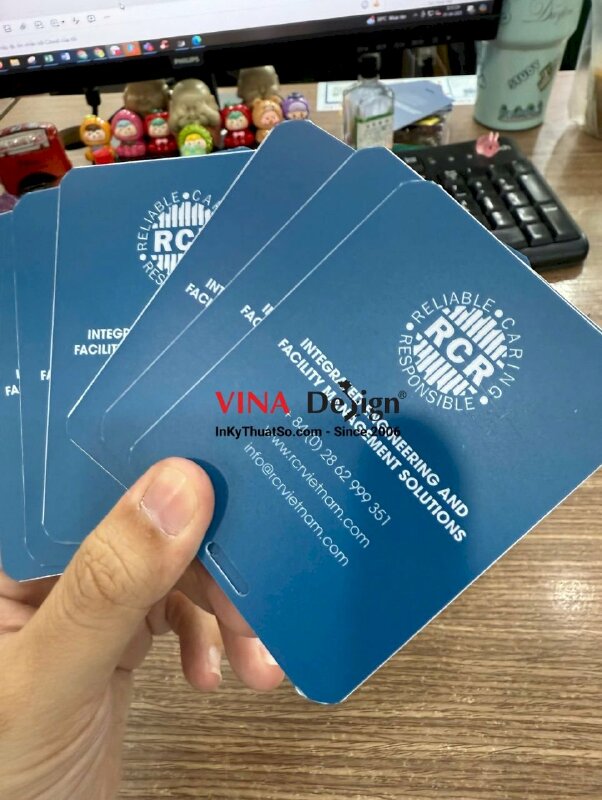 In thẻ card check list work week calendar cho nhân sự công ty kỹ thuật hạ tầng - INKTS3403