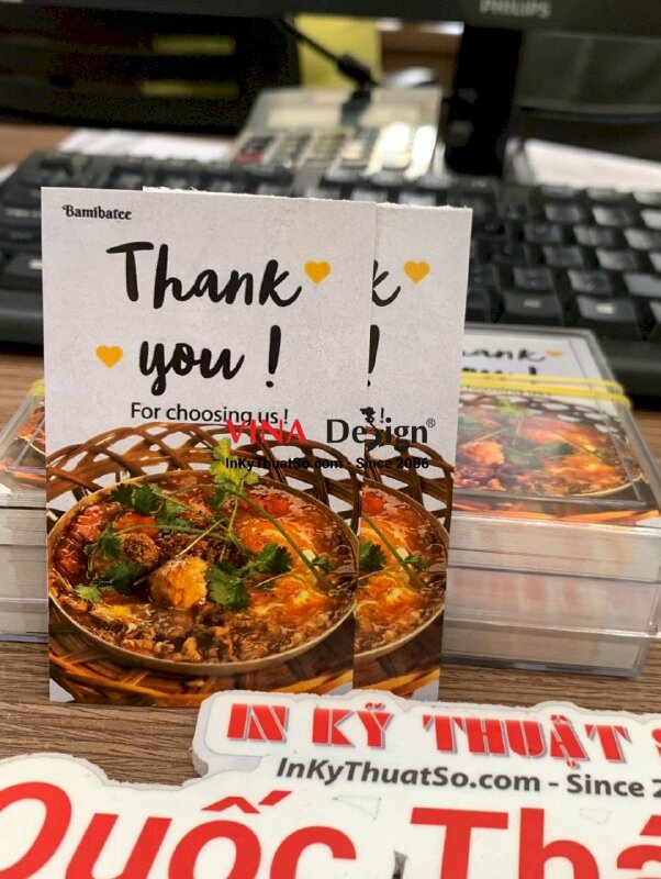 In thiệp cảm ơn mua hàng, card Thank You đẹp - INKTS1165