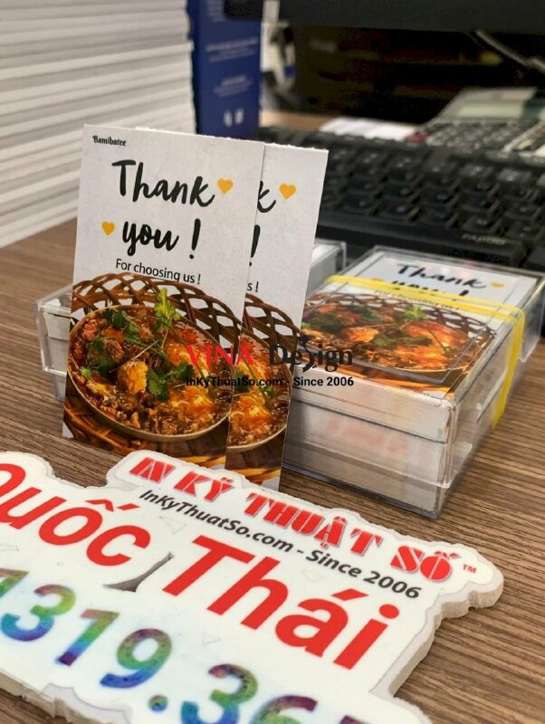 In thiệp cảm ơn mua hàng, card Thank You đẹp - INKTS1165