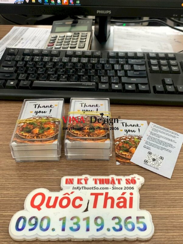 In thiệp cảm ơn mua hàng, card Thank You đẹp - INKTS1165
