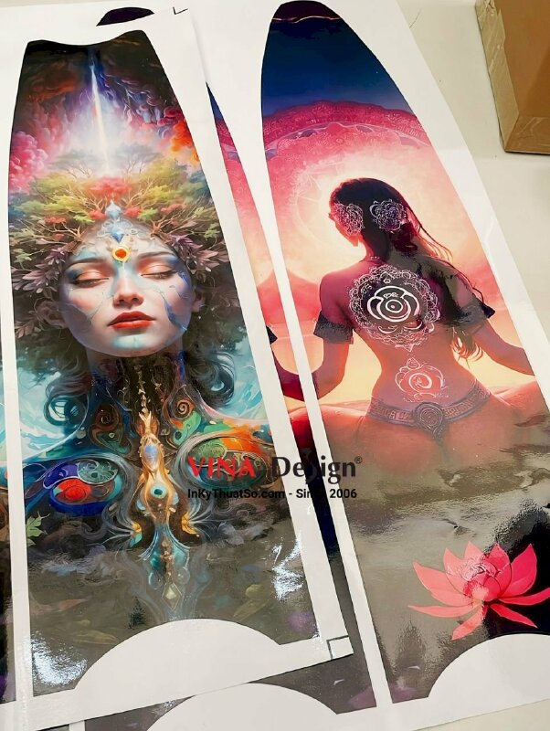 Tem Decal sữa khổ lớn dán trang trí, bế theo đường viền - INKTS1182