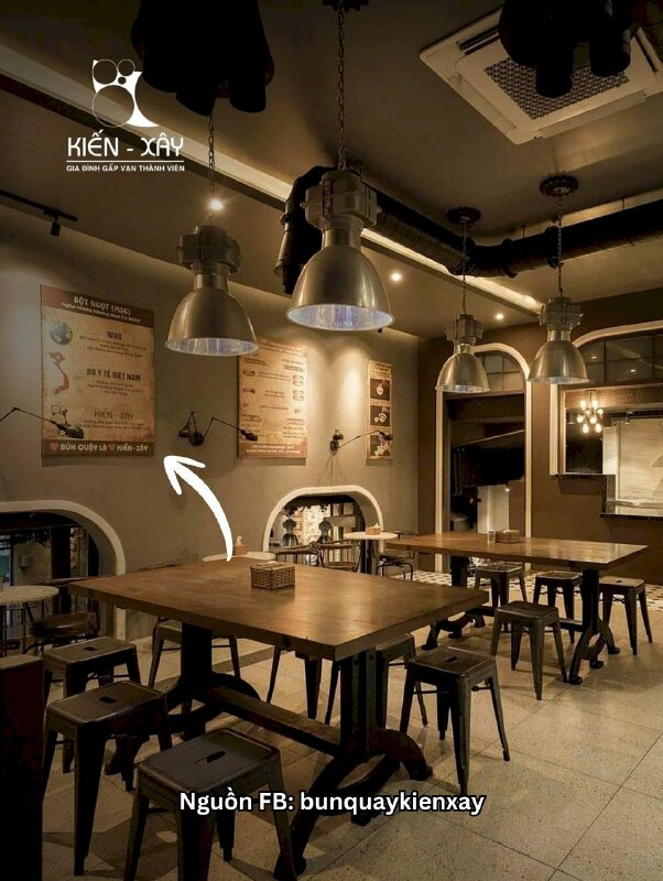 Tranh trang trí quán bún quậy Phú Quốc, in Canvas mực dầu mờ hình món ăn, kể câu chuyện thương hiệu - INKTS3373