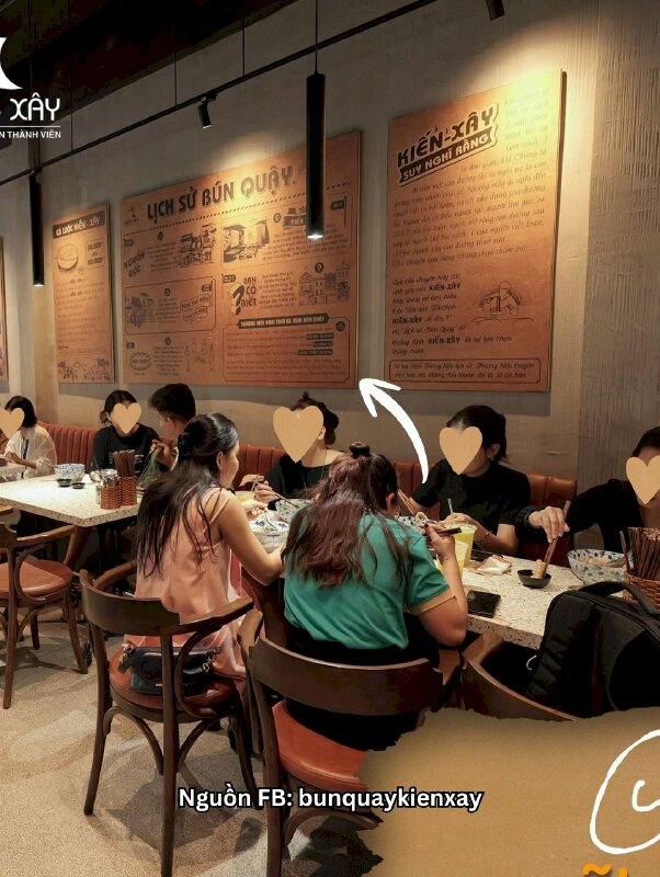 Tranh trang trí quán bún quậy Phú Quốc, in Canvas mực dầu mờ hình món ăn, kể câu chuyện thương hiệu - INKTS3373