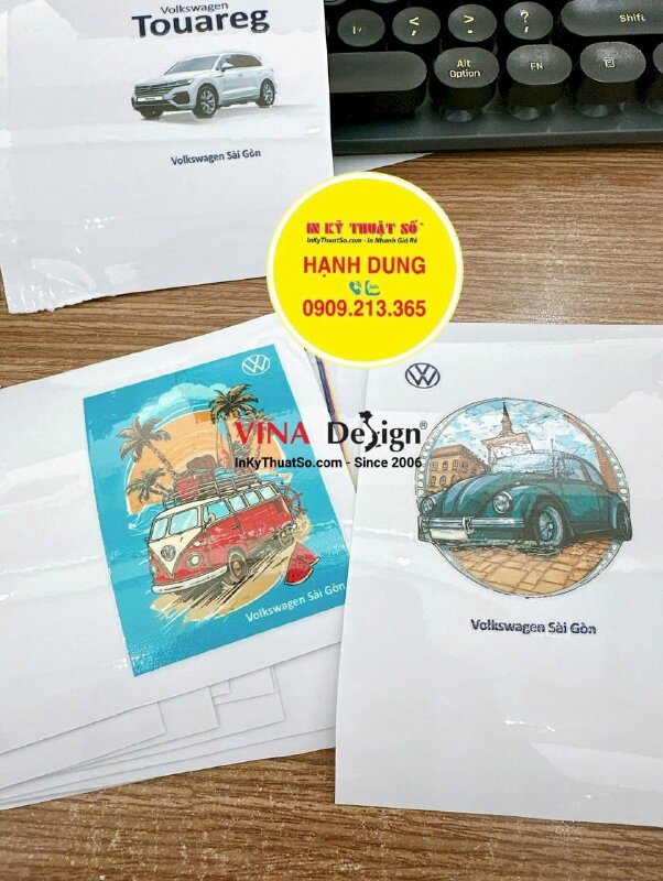 In ảnh UV DTF dán quà tặng cho thương hiệu xe hơi - INKTS3537