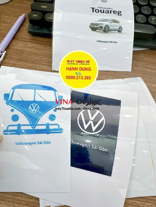 In ảnh UV DTF dán quà tặng cho thương hiệu xe hơi - INKTS3537