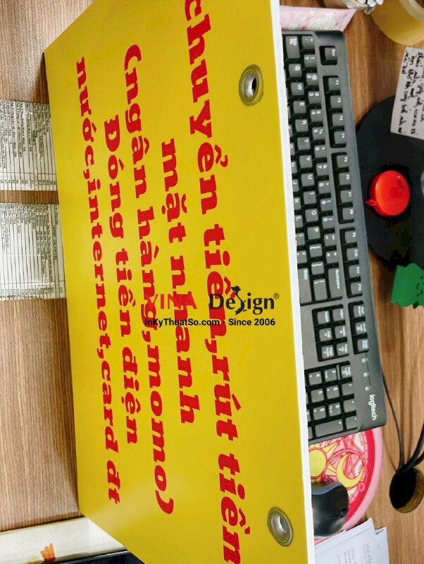 In bảng hiệu treo tường, biển quảng cáo formex - INKTS1028