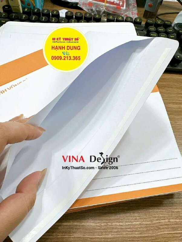 In bao thư 12x22cm cho công ty auto, in Offset bao thư số lượng lớn - INKTS3507