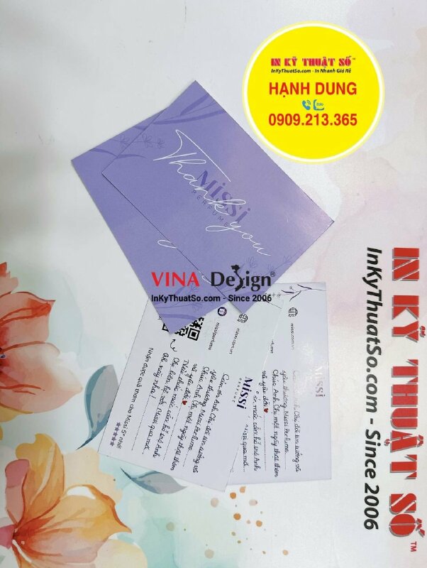 In card cảm ơn khách hàng mua nước hoa - INKTS1265