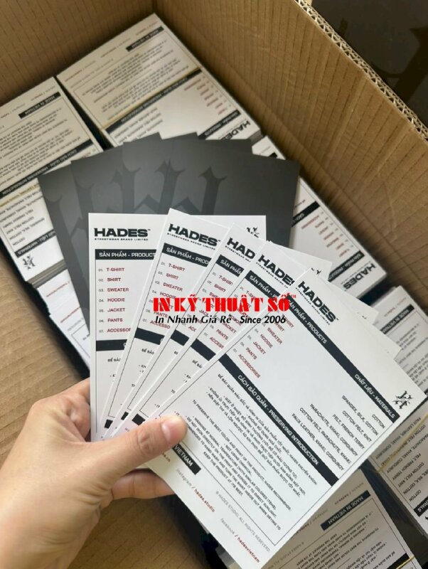 In card giới thiệu thông tin sản phẩm - INKTS345